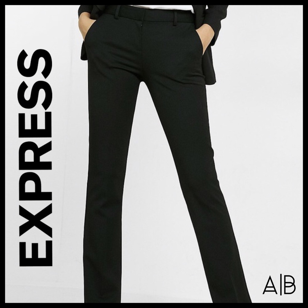 Express Columnist Barely Boot Midrise Pants